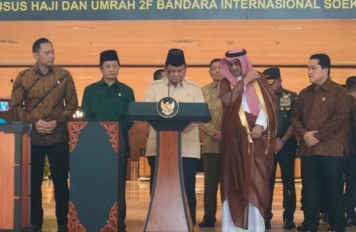 FOTO 4 Mei_Presiden Prabowo Subianto meresmikan Terminal Khusus Haji dan Umrah di Bandara Soekarno-Hatta. (dok. istimewa) 1