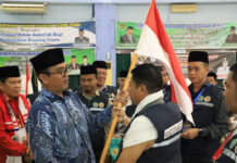 Keberangkatan Jemaah Haji Kloter 27 Terakhir dari Bandara Hang Nadim