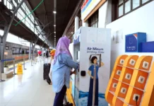 KAI Hadirkan Transportasi Ramah Lingkungan dengan 102 Water Station di 39 Stasiun