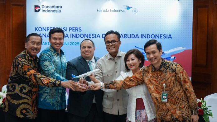 FOTO 25 Juni_Kegiatan Konferensi pers Danantara dan PT Garuda Indonesia (Persero) Tbk. (dok. garuda-indonesia.com)