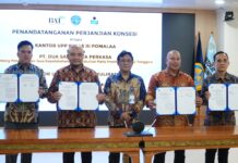 Kemenhub Tandatangani Dua Perjanjian Konsesi Kepelabuhanan