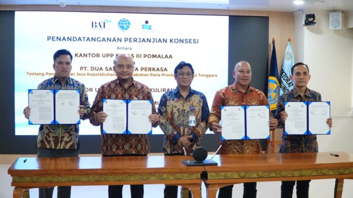 FOTO 12 Juli_Penandatanganan dua Konsesi Pengusahaan Wilayah Tertentu di Perairan. (dok. hublakemenhub) 3