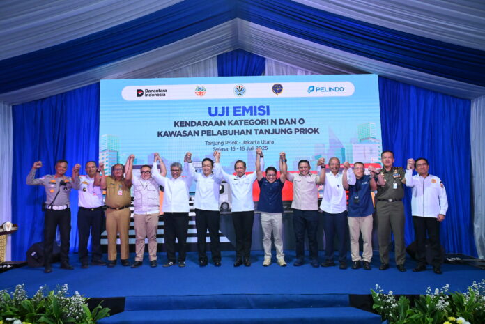 FOTO 18 Juli_Pelaksanaan uji emisi untuk kendaraan kategori N dan O di Pelabuhan Tanjung Priok, Jakarta. (dok. pelindo.co.id)