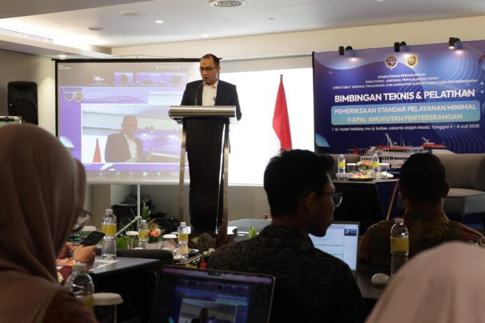 FOTO 4 Juli_Bimbingan Teknis (Bimtek) dan Pelatihan terkait Pemeriksaan Standar Pelayanan Minimal Kapal Angkutan Penyeberangan