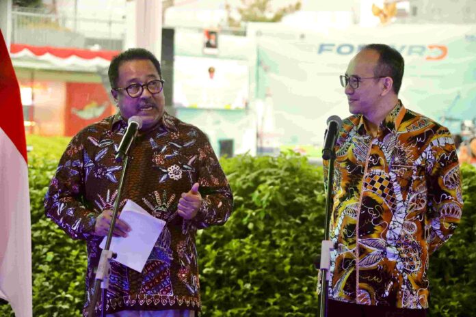 FOTO 13 Agst_Wakil Gubernur (Wagub) Jakarta Rano Karno membuka Pekan QRIS Nasional (PQN) Jakarta 2025 di Taman Literasi Martha Tiahahu, Kebayoran Baru, Jakarta Selatan