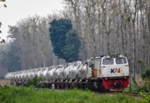 PT KAI Angkut 60.000 Ton Avtur ke YIA periode Januari – Juli 2025