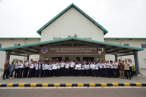 FOTO 2 Agst_Jajaran Kantor Kesyahbandaran dan Otoritas Pelabuhan (KSOP) Kelas II Patimban Direktorat Jenderal Perhubungan Laut. hubla