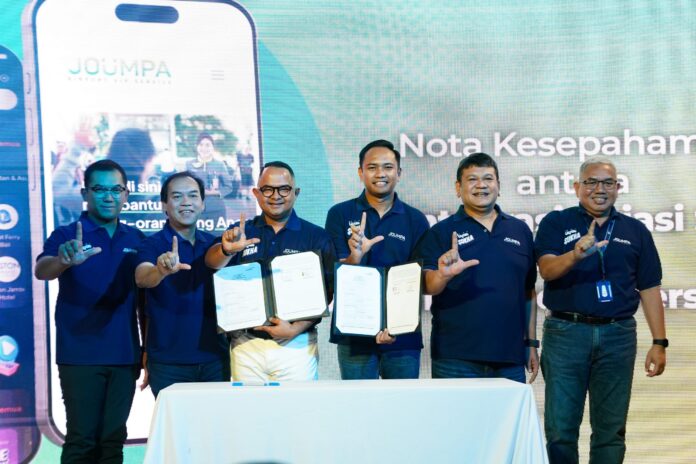 FOTO 4 Agst_Suasana MoU antara Integrasi Aviation Solusi atau InJourney Aviation Services (IAS) selaku sub-holding dari InJourney dengan PT Bank Mandiri