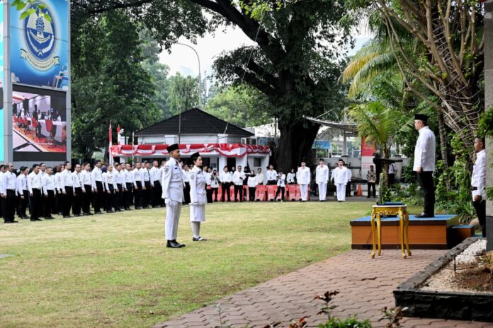 FOTO 17 Sept_Kegiatan upacara memperingati Hari Perhubungan Nasional (Harhubnas) 2025 di Jakarta. 1