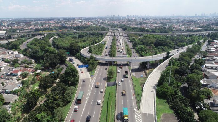 FOTO 5 Sept_Jalan Tol Jakarta Outer Ring Road Seksi S (JORR-S) tetap beroperasi secara normal. (dok. hutamakarya)