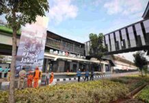 Peresmian Perubahan Nama Halte Transjakarta Senen Sentral Jadi Jaga Jakarta