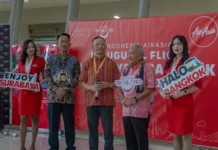 Indonesia AirAsia Resmikan Penerbangan Perdana Surabaya – Bangkok