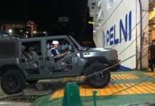 Kapal 3in1 Pelni Angkut Kendaraan Taktis Buatan Pindad