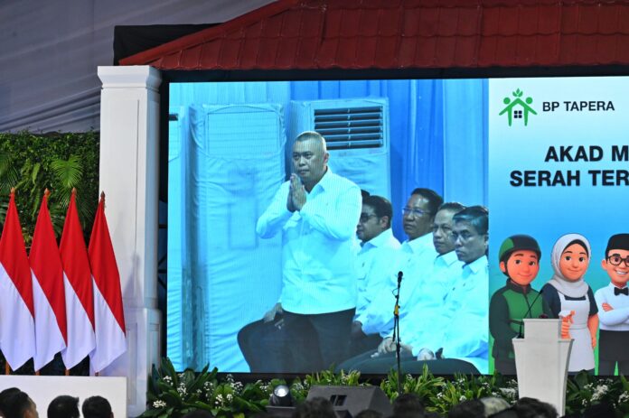 FOTO 30 Sept_Acara Akad Massal 26.000 KPR Sejahtera Fasilitas Likuiditas Pembiayaan Perumahan (FLPP) 3