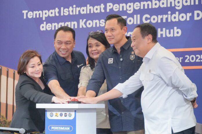 FOTO 7 Okt_Menteri Koordinator (Menko) Bidang Infrastruktur dan Pembangunan Kewilayahan (Infrawil) Agus Harimurti Yudhoyono. jasamarga