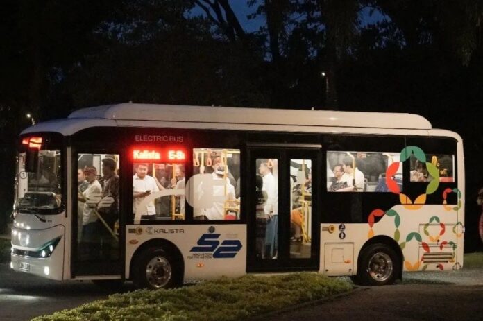 FOTO 15 Nov_ITDC mengoperasikan bus listrik untuk mendukung pariwisata rendah emisi di Nusa Dua, Bali. (dok. itdc