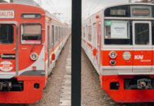 KAI Commuter Lepas Perjalanan Terakhir Sarana KRL Seri 7000, Seri 8500 dan Seri 203