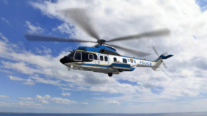 FOTO 1 Des_Helikopter H225 dengan livery Badan Kepolisian Nasional Korea. (dok. airbus)