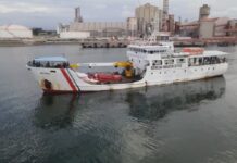 KN Antares Tetap Siaga Dukung Penyaluran Bantuan Logistik di Aceh