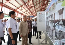 Menhub dan Dirut KAI Cek Kesiapan Jalur Kereta Api di Grobogan Jateng