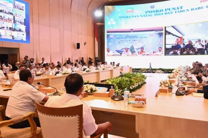 FOTO 19 Des_Pembukaan Posko Pusat Angkutan Natal 2024 dan Tahun Baru 2025 di Kantor Pusat Kementerian Perhubungan, Jakarta. kemenhub)