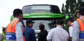 Ditjen Hubdat Periksa 85 Bus di Rest Area KM 45A Ciawi saat Libur Nataru 2025/2026
