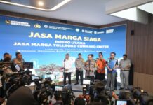 Menhub dan Kapolri Pantau Pergerakan Nataru 2025/2026 dari Command Center Tol Jatiasih