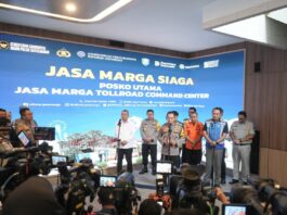 Menhub dan Kapolri Pantau Pergerakan Nataru 2025/2026 dari Command Center Tol Jatiasih