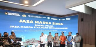 Menhub dan Kapolri Pantau Pergerakan Nataru 2025/2026 dari Command Center Tol Jatiasih