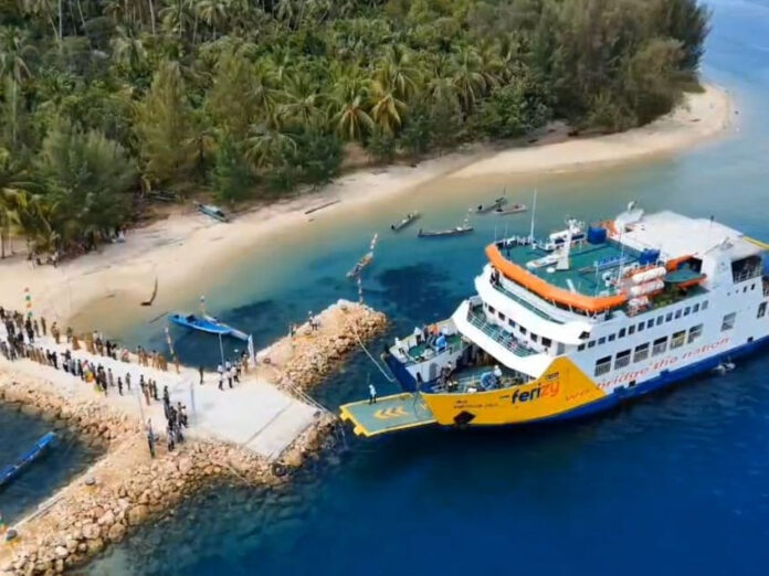 FOTO 18 Jan_Lintasan perintis penyeberangan Banggai - Paisulamo - Dungkean. (dok. asdp.id)