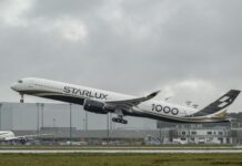 STARLUX Airlines Terima Pengiriman Pesawat Perdana Airbus A350-1000