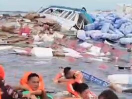 Sebanyak 13 Penumpang KM Cahaya Intan Selebes Tenggelam di Bombana