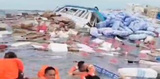 Sebanyak 13 Penumpang KM Cahaya Intan Selebes Tenggelam di Bombana