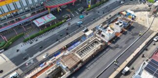 Progres Konstruksi Stasiun Bawah Tanah Glodok – Kota MRT Capai 82%