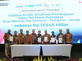 Hutama Karya Tandatangani Perjanjian Fasilitas Kredit Sindikasi