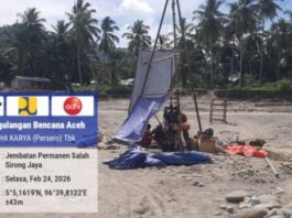 Kementerian PU Mulai Tahap Awal Pembangunan Jembatan Permanen Salah Sirong Aceh