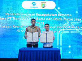 Transjakarta dan Polda Metro Jaya Perkuat Sinergi Pengamanan di Seluruh Jaringan Layanan