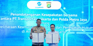 Transjakarta dan Polda Metro Jaya Perkuat Sinergi Pengamanan di Seluruh Jaringan Layanan