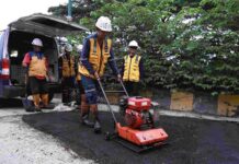 Pemkab Bekasi Percepat Perbaikan Jalan Demi Kelancaran Mudik Lebaran