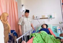 Presiden dan Menhub Temui Korban Insiden KA Bekasi Timur