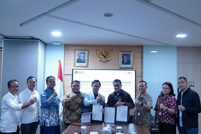 FOTO 12 Mei_Penandatanganan nota kesepahaman antara KAI Logistik dengan PT Bogantara Indo Transport (Bogantara). kailogistik.id