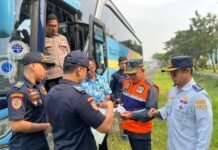 Kemenhub Lakukan Ramp Check 55 Armada Bus