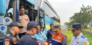 Kemenhub Lakukan Ramp Check 55 Armada Bus
