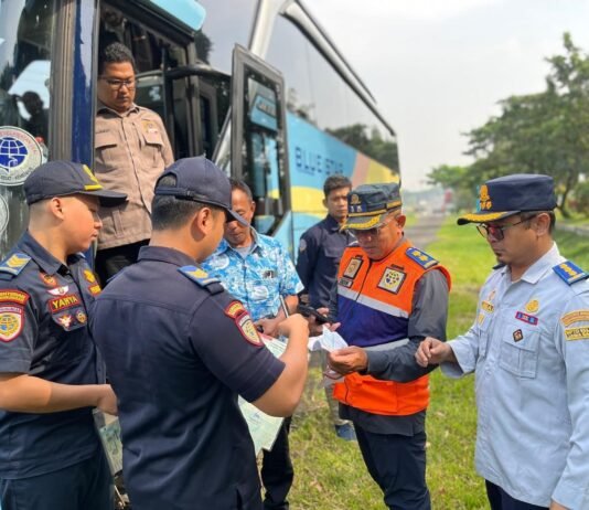 Kemenhub Lakukan Ramp Check 55 Armada Bus