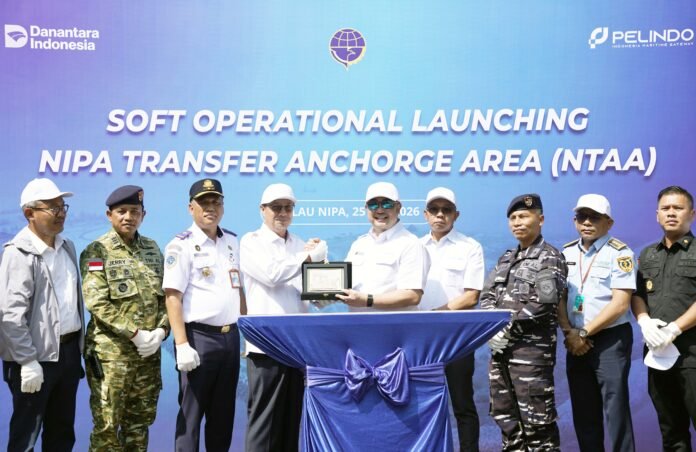 FOTO 26 Mei_Pelindo melakukan Soft Operational Launching NTAA (Nipah Transfer Anchorage Area) di Pelabuhan Feri Harbour Bay, Kepulauan Riau. pelindo