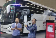 Bus DAMRI Siap Perjalanan Indonesia – Malaysia – Brunei
