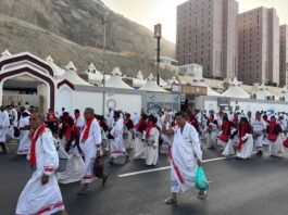 Jemaah Haji Indonesia Mulai Tiba di Madinah Lewat Jalur Darat
