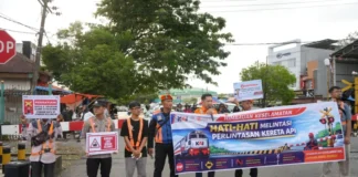 Pemko Padang Dorong Penjagaan Perlintasan Sebidang Berkelanjutan Kereta Api