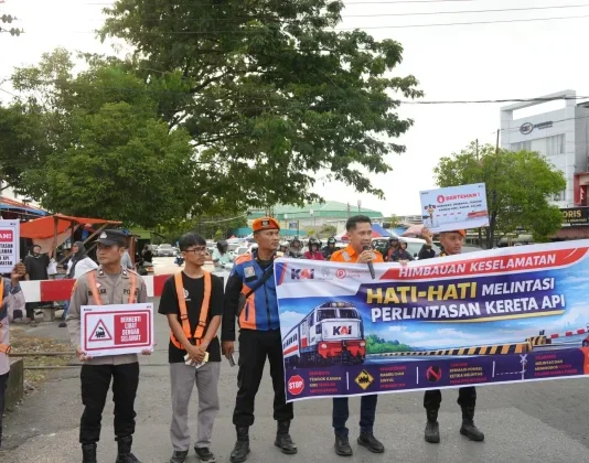 Pemko Padang Dorong Penjagaan Perlintasan Sebidang Berkelanjutan Kereta Api
