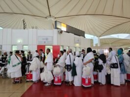 Gelombang Kedua Haji Mulai 7 Mei 2026 Tiba di Bandara Internasional King Abdulaziz